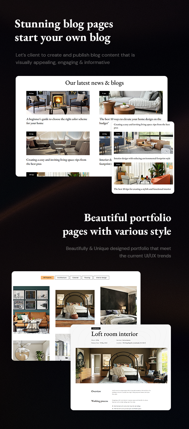 Artcus - Interior Designer HTML5 Template